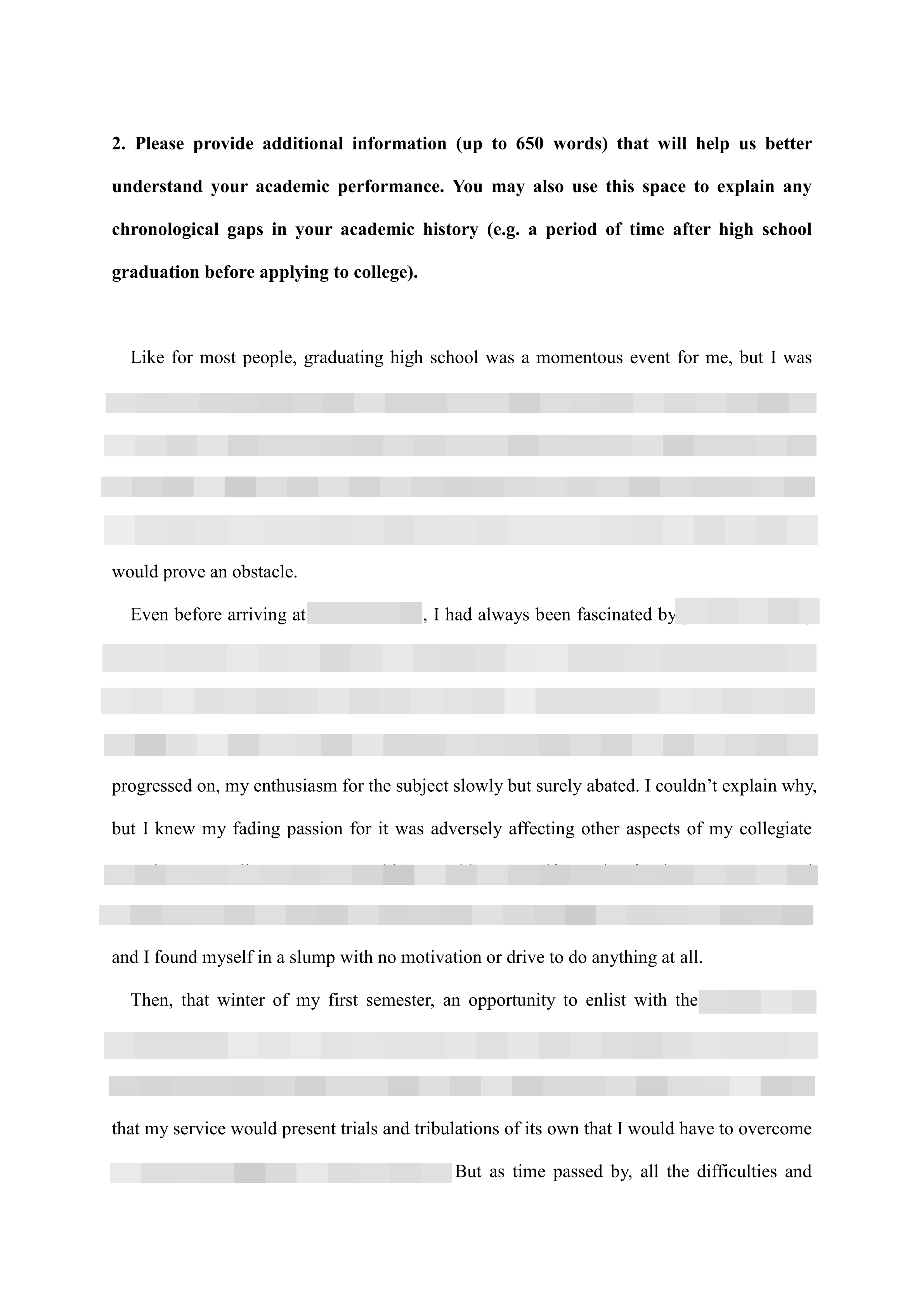 Admission essay pdf
